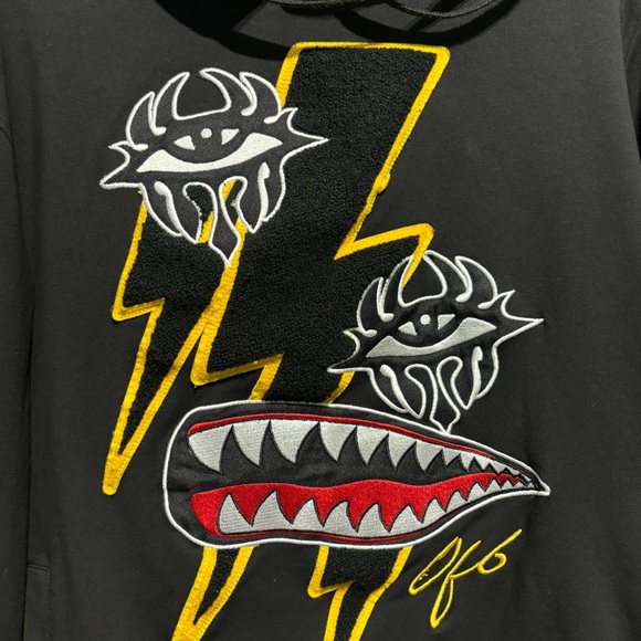 Off Beat Men’s size medium Hoodie, black, NWOT - Picture 2 of 9